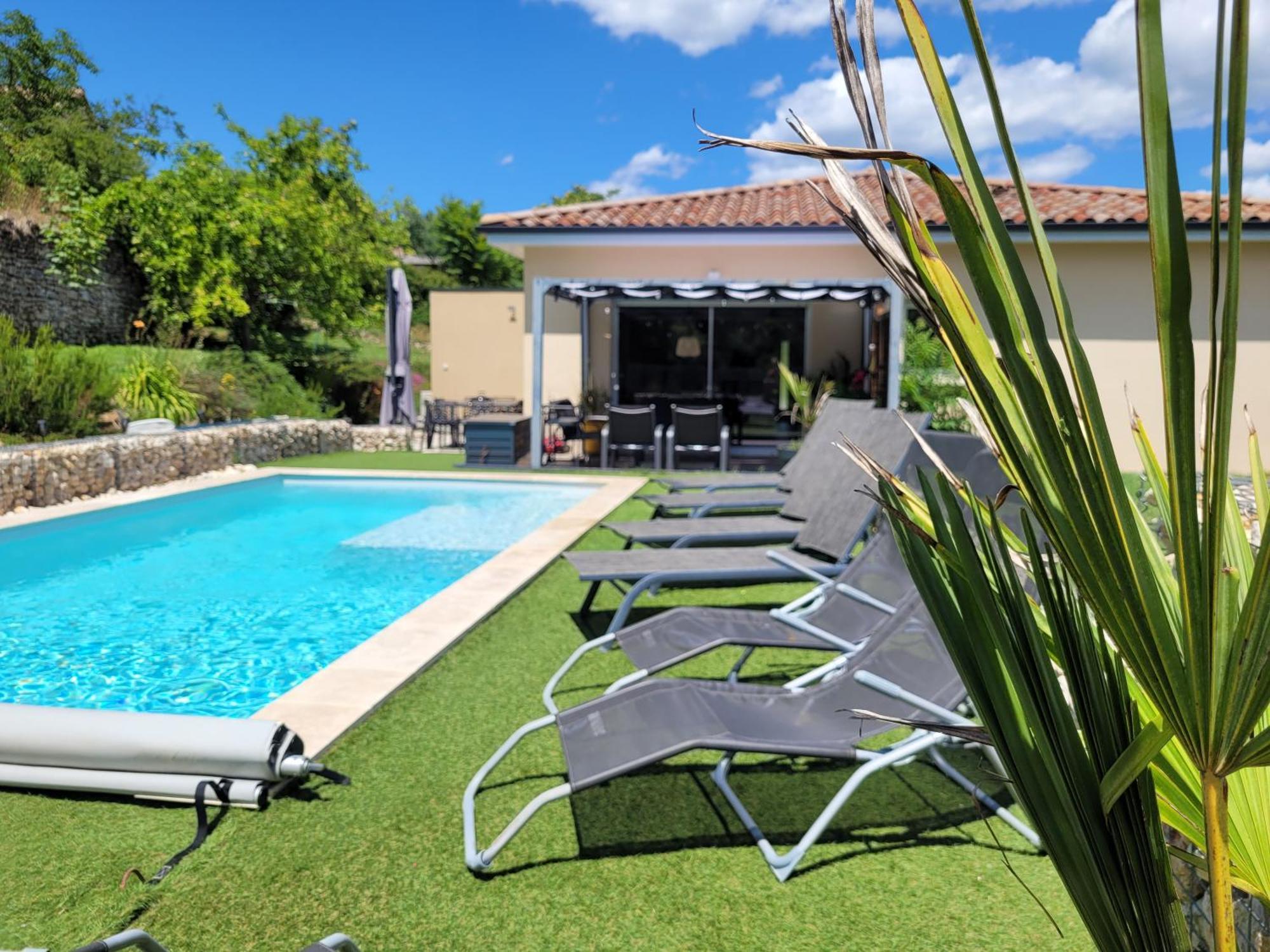 La Villa Des Papillons De Dugradus Aubenas Buitenkant foto
